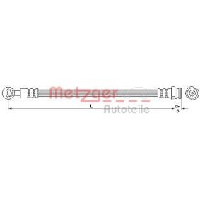 METZGER 4110672 Latiguillos de freno HYUNDAI TUCSON (JM) 2.0 136 cv Motor otto