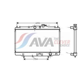 AVA COOLING SYSTEMS CT5016 Radiatore aria condizionata CHEVROLET CAPRICE CLASSIC