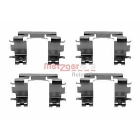 METZGER 109-1670 Kit de accesorios, pastillas de frenos SUZUKI LIANA Fastback 1.6 103 cv Motor otto