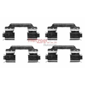 Comprar Kit de accesorios, pastillas de frenos de METZGER 109-1654 a bajo precio de 11,95&nbsp;&euro;