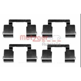 METZGER 109-1609 Zubehörsatz, Scheibenbremsbelag RENAULT LAGUNA 1 (B56, 556) 1.6 107 PS Otto