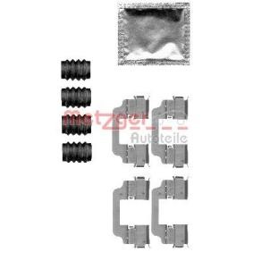 Comprar Kit de accesorios, pastillas de frenos de METZGER 109-1828 a bajo precio de 22,41&nbsp;&euro;