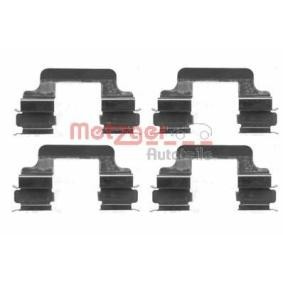 Achetez des Kit d'accessoires, plaquette de frein à disque METZGER 109-1610 à prix pour 10,61&nbsp;&euro;