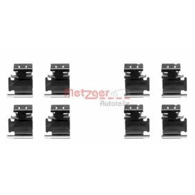 Achetez des Kit d'accessoires, plaquette de frein à disque METZGER 109-1298 à prix pour 17,07&nbsp;&euro;
