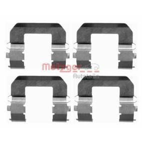 METZGER 109-1617 Kit de accesorios, pastillas de frenos HYUNDAI TUCSON (JM) 2.0 141 cv Motor otto