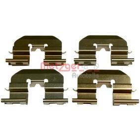 METZGER 109-1780 Kit de acessórios, pastilhas de travão KIA SELTOS