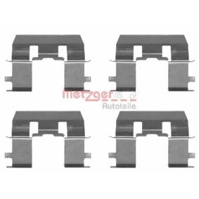 METZGER 109-1281 Kit de accesorios, pastillas de frenos HONDA FR-V (BE)