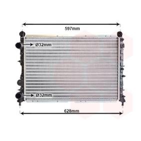 VAN WEZEL 01002068 Kühler ALFA ROMEO 146 (930) 1.8 140 PS Otto