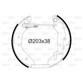 VALEO 554866 Jogo de travões, travões de tambor ROVER