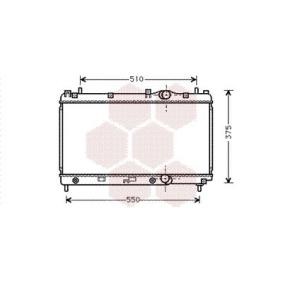 VAN WEZEL 07002031 Radiator CHRYSLER NEON