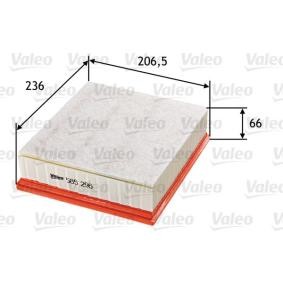 Osta Ilmansuodatin VALEO:llä 585296 edullisesti hintaan 17,82&nbsp;&euro;