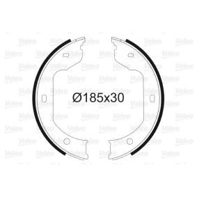 VALEO 562805 Handbremsbeläge BMW 5 Touring (E61) 3.0 211 PS Otto