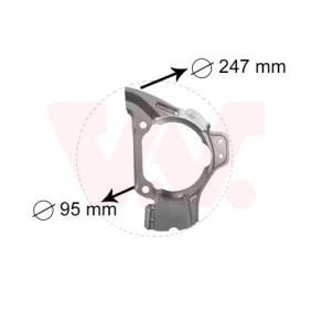 VAN WEZEL 1754371 Bremseskjold FIAT BRAVA