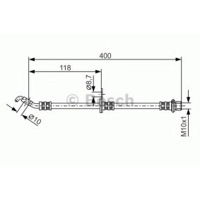 Compre Tubo flexível de travão da BOSCH 1 987 481 363 a um preço baixo por 24,64&nbsp;&euro;