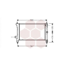 VAN WEZEL 02002080 Radiador ROVER 100