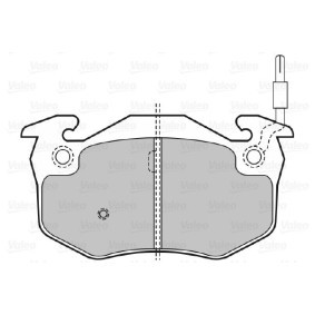 Osta Jarrupalat, levyjarru VALEO:llä 540450 edullisesti hintaan 67,20&nbsp;&euro;