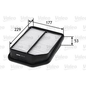 VALEO 585153 Filtro de aire SUZUKI Grand Vitara 2 SUV (JT, TE, TD) 1.6 99 cv Motor otto