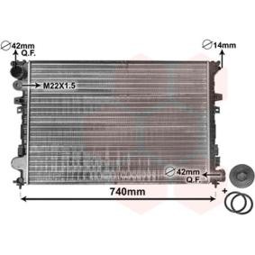 VAN WEZEL 09002089 Radiador LANCIA ZETA