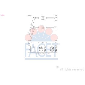 Acquista Kit cavi candele da FACET 4.9760 a buon mercato per soli 122,72&nbsp;&euro;