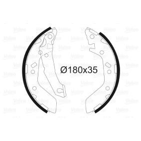 Køb Bremsebakkesæt af VALEO 564033 til den lave pris 562,19&nbsp;kr.