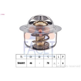 Kjøp Termostat, kjølemiddel av FACET 7.8551S til den lave prisen 213,91&nbsp;kr