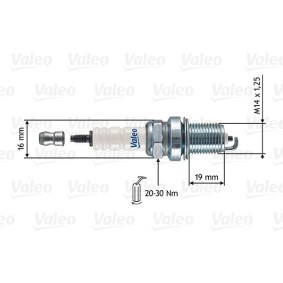 Zündkerze 246855 von VALEO günstig für 11,07&nbsp;&euro; online kaufen