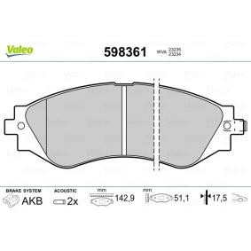 Osta Jarrupalat, levyjarru VALEO:llä 598361 edullisesti hintaan 29,57&nbsp;&euro;
