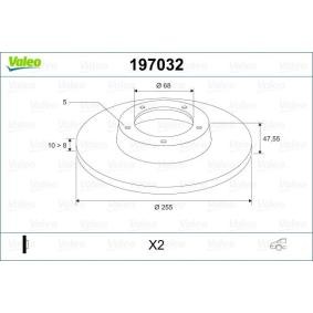 Osta Jarrulevy VALEO:llä 197032 edullisesti hintaan 102,29&nbsp;&euro;