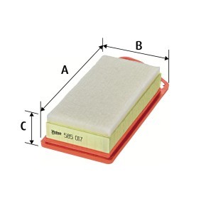 Osta Ilmansuodatin VALEO:llä 585017 edullisesti hintaan 13,19&nbsp;&euro;