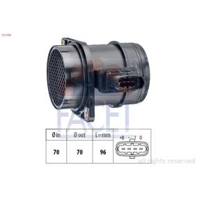 FACET 10.1299 Medidor de massa de ar FIAT STILO (192) 1.9 80 cv Diesel