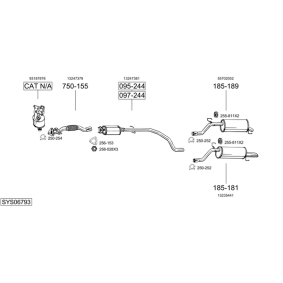 Vorschalldämpfer 283-683