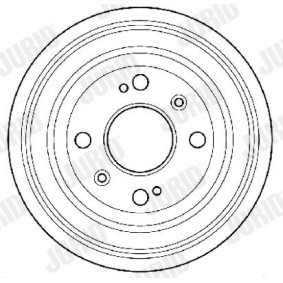 JURID 329071J Tambor de freno ROVER STREETWISE