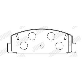 JURID 572490J Bremseklosser MAZDA 6 Station Wagon (GY) 2.3 162 hk Bensinmotor
