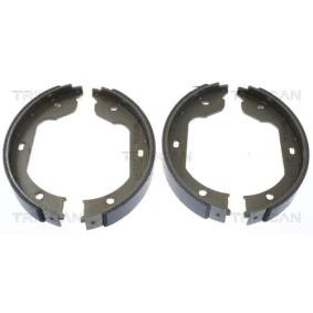 TRISCAN 8100 11012 Handbremsbeläge BMW 5 Touring (E61) 3.0 211 PS Otto