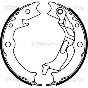 TRISCAN 8100 21001 Ganasce freno a mano CHEVROLET Epica KL1 2.0 128 CV Motore a ciclo otto