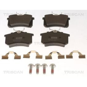 TRISCAN 8110 10544 Bremsbeläge RENAULT Megane 4 Schrägheck (B9A/M/N_) 1.6 160 PS Hybrid