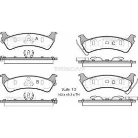 Acquista Kit pastiglie freni da TRISCAN 8110 80530 a buon mercato per soli 48,90&nbsp;&euro;