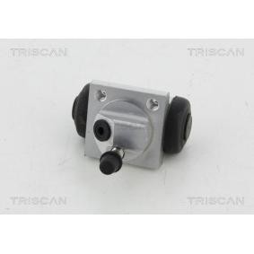 TRISCAN 8130 23007 Hjulbremsesylinder SMART FORTWO Coupé (451) 0.8 45 hk Diesel