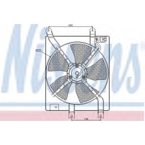 Acquista Ventola, Condensatore climatizzatore da NISSENS 85357 a buon mercato per soli 43,56&nbsp;&euro;