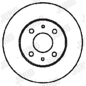 JURID 561340J Bremsscheiben FIAT STILO (192) 1.6 103 PS Otto
