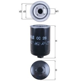 Köp Oljefilter av KNECHT OC 26 till det låga priset 49,34&nbsp;kr