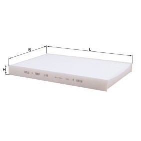 KNECHT LA 93 Filtro abitacolo AUDI A4 Sedan (8EC, B7) 4.2 344 CV Motore a ciclo otto