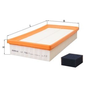 KNECHT LX 798/1 Filtre à air FORD Focus Mk1 Berline (DNW) 2.0 126 CV Essence