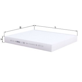 KNECHT LA 569 Filtre d'habitacle CHRYSLER SEBRING Décapotable (JS) 2.0 140 CV Diesel