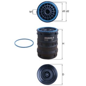 Köp Sekundärluftfilter av KNECHT LXS 602 till det låga priset 447,07&nbsp;kr