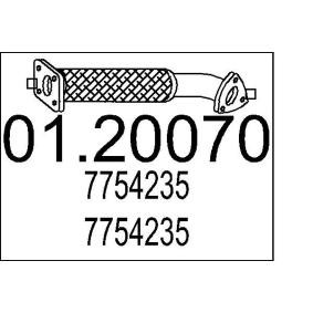 MTS 01.20070 Auspuffrohre FIAT COUPE (FA/175)