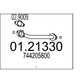 MTS 01.21330 Auspuffrohre SUBARU