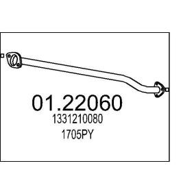 MTS 01.22060 Auspuffrohre FIAT DUCATO Bus (244, Z_)