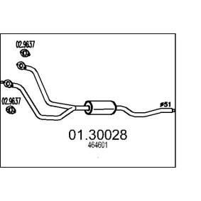 Vorschalldämpfer 01.30028