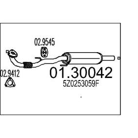 Vorschalldämpfer 01.30042